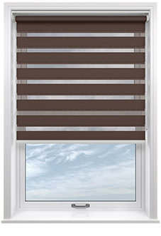 Origin, Chocolate Brown - Twist&Fit Day and Night Blind